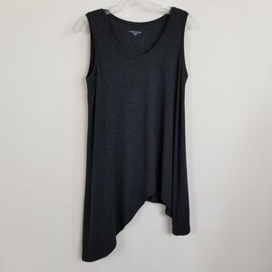 Eileen Fisher Asymmetrical Tank Tunic Top XS Bust 36